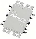 Grid Tie Solar Inverter Microinverter 800W 1200W 2000W 2400W 2800W MPPT, IP65 Waterproof, WiFi Monitoring(Silver,2000w)