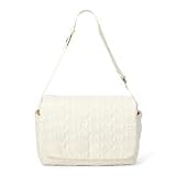 Amazon Essentials x Sofia Grainge Women's Nappy Diaper Bag Tote, Ivory, One Size