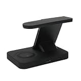 EBTOOLS 3 in 1 Wireless Charger Dock Fast Charging Stand for Mobile Phone Smart Watch Earphones ABS Material 15W