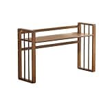 WANGHAI2024M Bookcases Large Capacity Open Bamboo Bookshelf, Storage Rack for Living Room Study Office