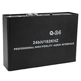 Wisoqu Q24 Professional 24BIT 192KHZ Sound Interface, Low Latency Real Time Monitoring Audio Interface with Active Noise Reduction, HD Recording for Live Broadcast Music Production