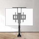 UIYTJRT Motorized TV Lift Bracket, Adjustable TV Mount Bracket, TV Motorized Lift for 42-70 Inch TVs, Motorized Tv Mount with Remote Control Can Be Hidden in The Cabinet,575-1225mm 40-70in tv