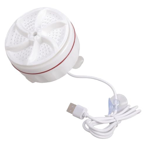 BLULILY Portable Automatic Miniature Washing Machine USB Washer for Travel Dorm Home Use Quiet Energy Efficient Laundry