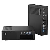 BASOARO AI Mini PC, Ultra 5-135H(14C/28T, Up to 4.6GHz), Mini Gaming Computer RTX 5050 8G GDDR6, 16GB DDR5 RAM 512GB NVMe SSD, Dual 2.5G LAN, Type-C, 8K Quad Display(2 HD+2 DP), WiFi 7 BT 5.4