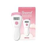Snomd Non-Touch Forehead Thermometer, Digital 2-in-1 Infrared Thermometer for Adults, Kids, and Babies with Fever Alarm, Instant Reading, Medical-Grade Accuracy