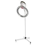 CHINEGER Professional Hair Color Processor Dryer 360° Rotating Perm Styling Hair Dryer Standing Hair Color Processor with Rolling Base & Infrared Technology for Home, Barbershop, Beauty Salon (Grey)