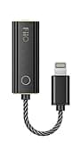 FiiO JadeAudio KA1 Headphone Amps Tiny Amplifier USB DAC High Resolution Lossless for Smartphones/PC/Laptop/Players(Lightning, Black)