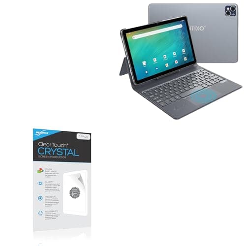 BoxWave Screen Protector Compatible with Contixo A1 Tablet (10 in) - ClearTouch Crystal (2-Pack), HD Film Skin - Shields from Scratches