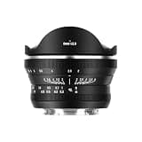 Compatible for Sony E, Compatible for Fuji XF, 6mm F2.0 APS-C 220° Ultra Wide Fisheye Manual Focus Prime Lens Photography for M4/3(XF)