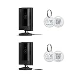 2 Ring Indoor Cam (2nd Gen), Black with 2 Ring Pet Tag