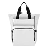 Nesatuwa Diy Pure Milk White Diaper Bag Backpack Waterproof Large Capacity Multifunctional Diaper Bags with Insulated Pockets and Stroller Straps Travel Backpack for Baby Girl/Boy