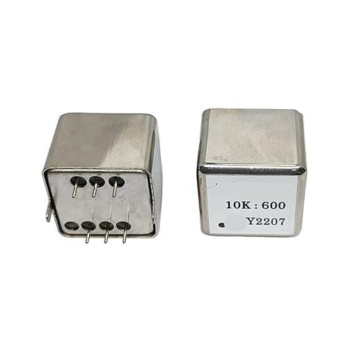 VISKEE 1 PCS 600:10K 10k:10k Audio Signal Step-up Isolation Transformer 4 Times Amplified Audio Microphone 500V(10k 600)