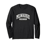 Milwaukee WisconsinVintage Sports Retro OS1 Design Long Sleeve T-Shirt