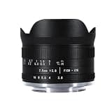 Compatible for Sony E X 7.5mm F2.8 II APS-C Fisheye Prime Lens(XF)