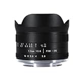 Compatible for Sony E X 7.5mm F2.8 II APS-C Fisheye Prime Lens(XF)