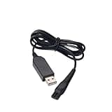 Electric Shaver USB Power Charger Compatible with Philips HQ8505 Travel Portable 15V 1m Shaving Machine(1 USB charging cable)