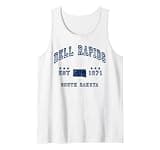 Retro Dell Rapids South Dakota SD Souvenir Throwback Navy Tank Top