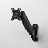 Sanwa Supply CR-LAW118BK Wall-Mounted Monitor Arm (2 Joint Arms)