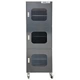 TECHTONGDA 1-10% RH Electronic Dry Cabinet Three Doors 728L/ 192Gal Industrial Desiccator Cabinet Moisture Proof Storage Cabinet 8W