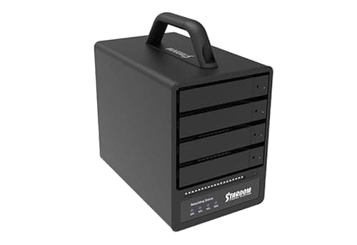 STARDAM 4 Bay SR4-B32 USB 3.2 Type C, External RAID 0/5/BIG/JBOD