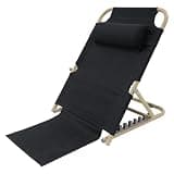 ZHLINUO Adjustable Bed Backrest, Bed Chairs for Sitting up (Black)