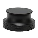 Record Weight Stabilizer, Universal Aluminum Alloy Turntable Clamp for LP Record Player, 13.8 oz Vibration Reducing Disc Stabilizer with Soft Bottom Pad for Most