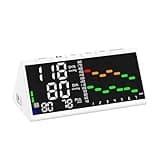 Dr. Aid Upper Arm Blood Pressure Monitor, Large LED Display, USB-C or 4×AAA Power, 2 Users×99 Memory, One-Touch, Adjustable Cuff 22–42 cm, Accuracy ±3 mmHg