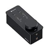 Fosi Audio SK02 DAC Amp Headphone Amplifier Desktop USB C to AUX Digital to Analog Audio Converter Adapter Preamp Optical to 3.5mm 4.4mm Balanced Combo for Home Audio System