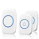 ONMYJFD Waterproof Doorbell Range US EU UK Plug Home Intelligent Door Bell 60 Chimes Cordless Calling