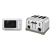 Breville Combi Wave 3-in-1 Microwave, Air Fryer, and Toaster Oven (CPT-180P1) Bundle