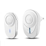 ONMYJFD Home Intellige Doorbell Outdoor Waterproof Smart Door Bell EU Plug 48 Chords LED Flash