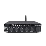 D4 PRO TPA3255 Home Audio Amplifier with HDMI eARC/ARC CEC Control, 2.1 Channel Stereo Amp with Subwoofer Output, Adjustable HPF LPF Crossover, Bluetooth, XLR, RCA for TV & Speakers, 48V5A PSU