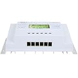 Mingzhe 40A MPPT Solar Charge Regulator with LCD Display for 12V 24V Applications, Perfect for Street Light Systems