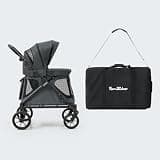 Familidoo Q1 2.0 Multi-Use Kids Wagon Stroller – Foldable, Lightweight & All-Terrain for Kids & Pets – Magnetic Safety Harness, Rain Cover and Travel Bag – Up to 132 lbs (Charcoal Gray)