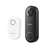 REOLINK Video Doorbell WiFi Camera - Wired 2K Outdoor, 5G&2.4G WiFi, 4:3 Wide View Angle, Smart Detection, Local Storage, No Subscription Front Door Home Security, Customized Reolink Chime