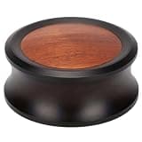 TEHAUX Record Weight Stabilizer for Turntables and Discs, 3-inch Vinyl Clamp Made of Aluminum and Wood, Universal Compatibility, Ensures Even Pressure Distribution, for Music Parties