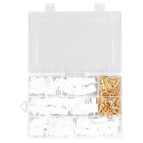 MOPFOL 380Pcs Automotive Wire Terminals Kit – 2.8mm Pitch Male Female Connectors with Storage Box for Car Motorcycle Boat Electrical Repair