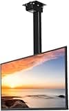 iumLeap Monitor Arms TV Stand Height Adjustable, Electric TV Lifter with Adjustable Distance Between Left and Right Holes, Remote Control Switch Dual Control