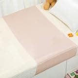 PROMEED 100% Mulberry Silk Crib Sleeve for Baby Hair Loss Prevention, Premium 23 Momme Natural Silk Bassinet Sheet for Bassinets/Cradles/Cots/Cribs (Champagne)