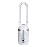 Bladeless space heater fan with airpurifier indoor use, silver white