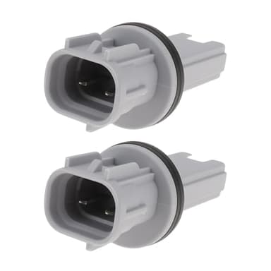 Micro Traders 2pcs 2-pin Car Parking Light Adapter Sockets 90075-60004 Compatible with Lexus Compatible with Toyota