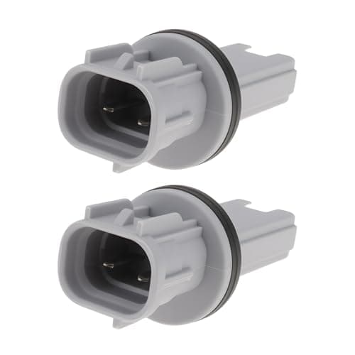 Micro Traders 2pcs 2-pin Car Parking Light Adapter Sockets 90075-60004 Compatible with Lexus Compatible with Toyota