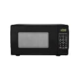 Black 0.7 Cu.Ft Countertop Microwave Oven 700W – Compact Kitchen Appliance, Quick Heating, Defrost & Reheat, Easy-to-Use For Hom