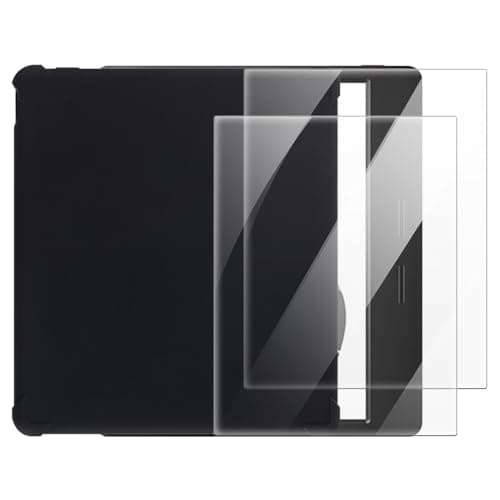 OAGELIM 2 in 1 Case and Screen Protector Compatible with iReader Ocean 5 Pro 7.0 2025 Protective Cover with Tempered Glass Film(Black)