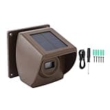 LICAEVEY Solar Wireless Driveway Alarm, 800m Long Range Outdoor Security Alert System with Solar Powered Motion Sensor, for Home and Property Protection