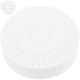 HEMOTON Discreet White Plastic Hidden Storage Container with Fire Detector Shell Design, Secure for Valuables and Bank Cards, Secret Hiding Place for Home or Office