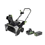Greenworks 82V 22" Snow Thrower, 5.0Ah Battery + Dual Port Charger