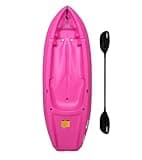 Lifetiime The Wave 6' Youth Kayak with Paddle. Designed for Stability and Safety, It's The Perfect Choice for Youth Ready to Conquer The Water (Pink, 1 Pack)