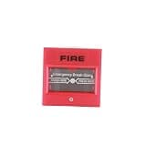 Generic Glass Break Alarm Button Fireproof Red Manual Reset Emergency Break Glass Switch with 12V Rated for Escape Door Safety System