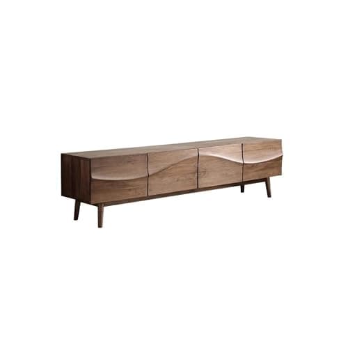 oaxroe Tv Stand Cabinet Solid Wood Homestay Simple TV Cabinet Wabi-sabi Style Home Living Room Floor Cabinet Tv Cabinets for Living Room(180cm)